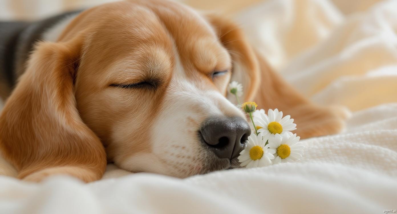 chamomile for dogs natural calm remedy