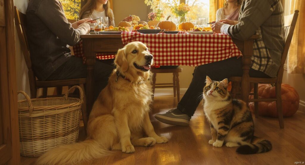thanksgiving-pet-safety-dogs-cats-dinner-table-1024x553 Thanksgiving Pet Safety: 7 Powerful Do’s & Don’ts You’ll Wish You Knew Earlier